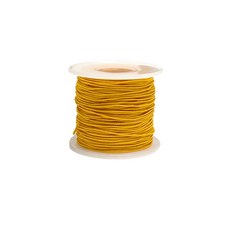 디어플레이스 탄성 고무줄 팔찌 염주 만들기, 1개, 02 옐로우 50m_1.0mm