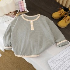 BabyBear 童裝 兒童長袖條紋上衣