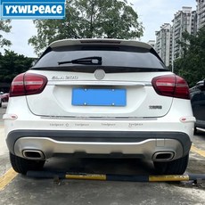 메르세데스 벤츠 GLA 클래스 X156 GLA45 AMG 15-19년 ABS 뒷 트렁크 립 스포일러 호환, 유광 블랙