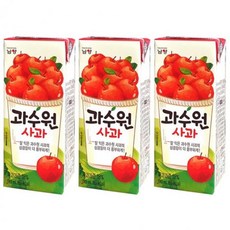 남양 과수원 사과 190ml x 48팩 (24팩x2박스) (Araium), 2개