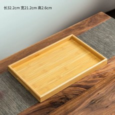 대형 우드 트레이 나무트레이 쟁반 특대 서빙 식당 업소용 베이커리, A. 손잡이 없는 대나무 트레이