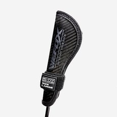 鉅灣 竿帽套 竿尾套 黑色 RC-777 保護竿尾 竿帽 竿套, L長19cmx寬5.5cm/魔鬼氈長19