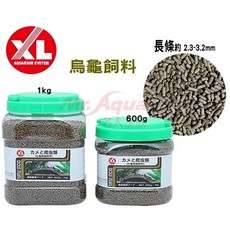 Mr.aqua 水族先生 XL 烏龜飼料 條狀 兩棲爬蟲水龜澤龜飼料 罐裝, 1個, 600g, 600g