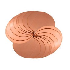 T2紫銅圓板 純銅圓片 散熱圓形銅板, T2紫銅圓板0.5*30mm 2片