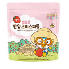 어니스트에프엔비 뽀로로 한입 크리스피롤 딸기, 60g, 1개