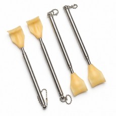 썬더 휴대용 4단 안테나 효자손 접이식 길이조절 스텐 미니효자손 등긁개, 1개