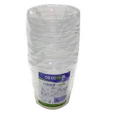 아이존 다회용 플라스틱 자판기컵 1호 180ml, 10개, 1세트