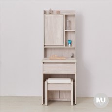 沐家具 mufurniture Light 現代風 2尺鏡台含椅 臥室化妝桌椅組 台灣製造 木心板