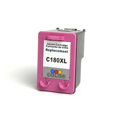三星再生墨水INK-M180XL INK-C180XL 大容量 SL-J1660 SL-J1663 SL-J1660 SL-J1665 SL-J1770, 1個, C180XL 衣領