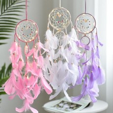 편안함 꿈 LED 드림캐쳐 조명 장식용드림캐쳐 벽꾸미기드림캐쳐 드림케처, 1드림캐쳐-클린화이트