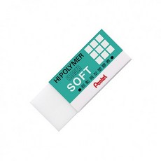 飛龍Pentel 超黏屑型橡皮擦 - 小，輕鬆擦拭，保持桌面清潔, 白色, 1個