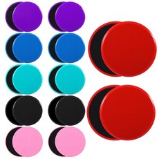 JOUTYFOR 코어 슬라이더 벌크 운동 글라이더 디스크 24개 그룹 트레이닝 수업 피트니스 운동용 양면 AB 패드 체육관 가정 요가 필라테스 복부 강화 지방 연소, 아마존평점4.5+ 미국출고 136002 코어 슬라이더