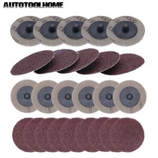 25Pcs 샌딩 디스크 Roloc 25 50 75mm 1 2 3 24 36 40 60 80 100 120 180 240 320 그릿 샌더 패드 연마 도구 목공, 01 2inch, 03 25PCS 120Grit