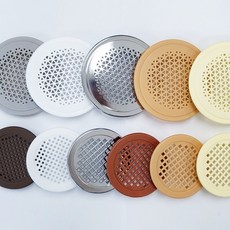 공기망 통풍캡 60파이 90파이 환기용캡 옷장 장농 환기캡 가구 통풍구, PVC 공기망(대형)-60파이, 원형패턴-체리, 1