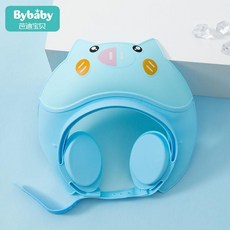 嘟嘟俠 兒童洗頭帽 嬰兒防水浴帽 3-6歲, 嘟嘟俠藍色0到14歲, 1個