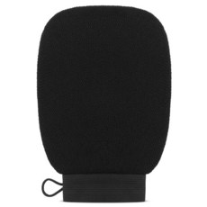 Valitic 각질 제거 장갑 바디 스크러버 죽은 피부 리무버 샤워 페이스 제거제 한국 스타일 스킨 수건 스프레이 셀프 탠 청록색 1개 281347, 나이트 블랙