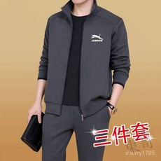 限時下殺 爸爸衣服 套裝男 衣服套裝 衣服男 運動套裝男 男裝男士男性套裝 中老年休閑運跑步運動服爸爸套裝/T恤 KY