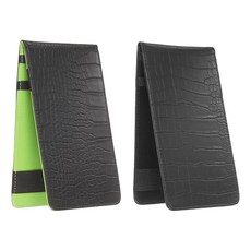 YELARXI Golf Scorecard Holder PU Leather Yardage Book Cover with Elastic Straps Golf Score Book P