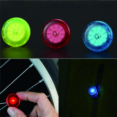 안전등 스포크 후미등 자전거 라이트 스포크라이트 휠 cem*2023NA, 레드 BL04221