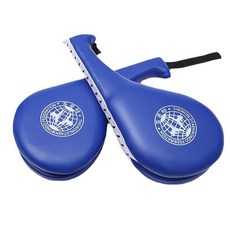 雙葉腳靶 拳擊靶 雙葉靶 腳踢靶 跆拳道踢靶 腿靶 道靶 拳擊踢靶 拳擊腳靶 雙叶靶 速度靶, 藍色【單個】, 1個