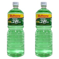 불스원 레인OK 에탄올 그린워셔액, 1.8L, 2개