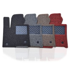 카미 코일 카매트 확장형 기아 더뉴모닝 올뉴모닝 모닝어반 모닝 JA 1열 + 2열 세트 자동차 코일매트, 블랙, 모닝JA 어반(17~현재)