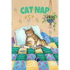 PieceRelax PieceClicks 성인용 플라스틱 직소 퍼즐 1000피스 - 게리 패터슨 It's All About Me-ow 64.9 x 47.9cm(25.2 18.9, 게리 패터슨 - 고양이 낮잠, 504