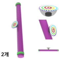 자석팽이 방망이 자석 자기력 원리실험 무지개 마그넷 펭이 색혼합 관찰 DIY (2인용)