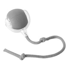 智能逗貓球 自動逗貓玩具 貓咪互動玩具 寵物玩具 耐咬安全材質 台灣24h出貨, 灰色, 1個