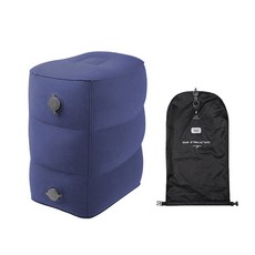 TRAVELSKY 可調式充氣置腳墊 汽車用 腳踏墊 充氣腳凳