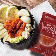 [2인패키지] 춘천그린식품 강명희 통다리살 닭갈비 (구성품:닭갈비 500g+소스1팩+말랑밀떡1팩), 1개