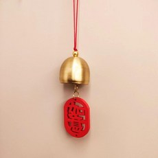 裝飾鈴鐺 吊飾 許願牌, 1個, 如意 鈴鐺