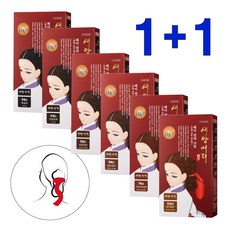 [1+1] 새앙머리 다빛 헤어 컬러 크림 허브 염모제 3S 4S 5S 6S 7S 8Y, 1개