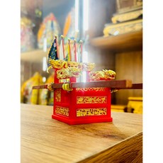 鑫水 輪轎紅金 模型廟會, 1個, 全配