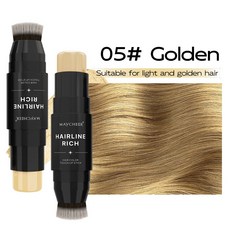 Gurene 헤어라인 필러 스틱 브러시 일체형 방수 지속 볼륨 업, 1개, 05