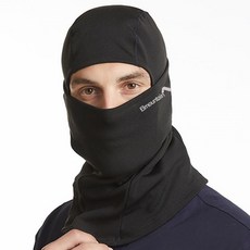 Elmountain 冬季腳踏車保暖頭套, 黑色