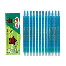 지구화학 투명이 낱색 색연필 1타(12자루), 하늘, 1개