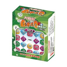 大富翁 搖滾吧!賓果卡片-125張/1 75號(A42), Multicolor, 1個