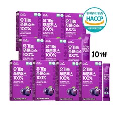 유기농 NFC 푸룬주스 스틱 임산부 선물 여성 변비 원액 엑기스 즙, 10개, 20g