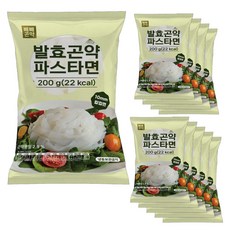 100g당 11kcal 빼빼곤약 발효곤약파스타면200g x 10팩, 200g, 10개