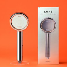 아로미카 ARO LUXE 아로마 향 비타 필터 샤워기 헤드 녹물 염소제거, 아로미카 LUXE, 1개
