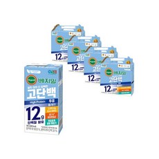 베지밀 고단백두유 플레인 설탕무첨가 저당두유 190mlx64팩, 64개, 190ml
