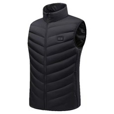 2025년형 USB 신형 발열 조끼 야외 캠핑 가정 사무실 3단계 조절