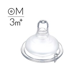 小獅王辛巴 超柔防脹氣寬口圓孔奶嘴 (SS/S/M/L) 嬰兒奶嘴, M (3m+), 1個