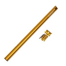 摺疊車加長座管 鋁合金CNC超輕折疊車座管33.9mmx580mm 坐管座管, 金