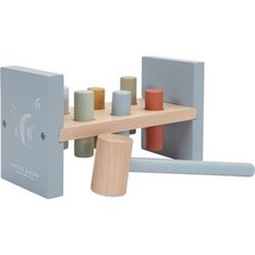 리틀더치 Little Dutch 출생정보 원목장난감 유럽 원목 장난감, 망치하늘색, 1개