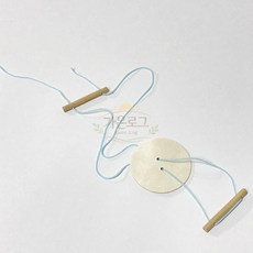 가온로그 끈팽이 놀이 원형 팽이만들기