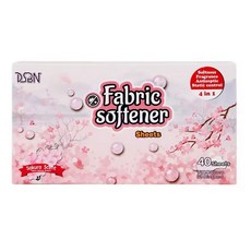 DSBN 烘衣紙 40張入 台灣出貨 防靜電 防皺 烘乾機柔順片 櫻花香氛, 1個, 40張