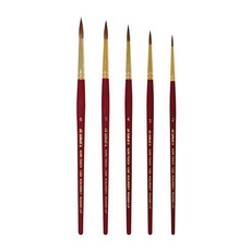 조선자 붓 1320 Natural Round Brush Long Point, 1개, 4호