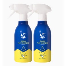 라이프홀릭 버블 풋 샴푸 아이스 레몬, 2개입, 5개, 400ml